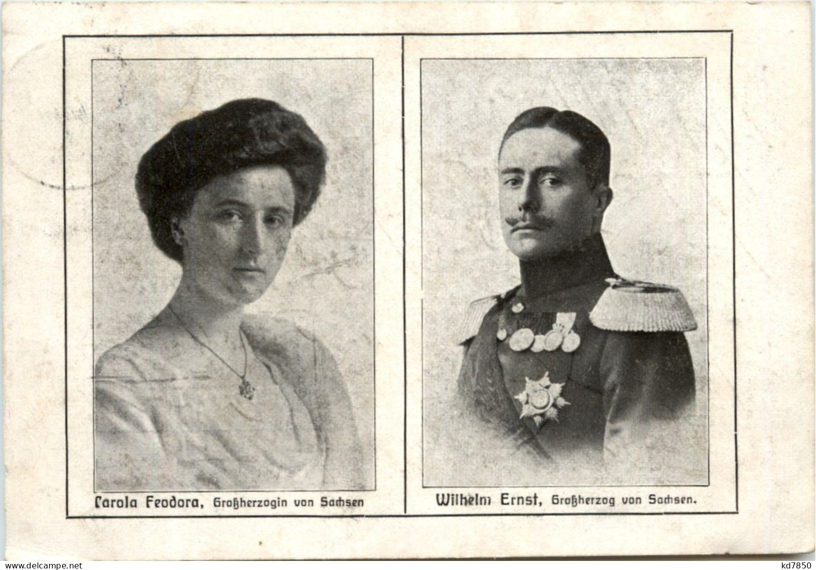 Grossherzog Und Grosherzogin Von Sachsen - Royal Families