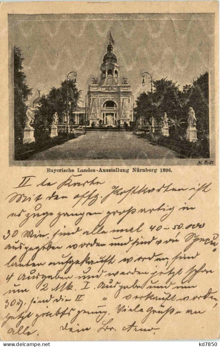 Nürnberg - Landesausstellung 1896 - Ganzsache - Nürnberg