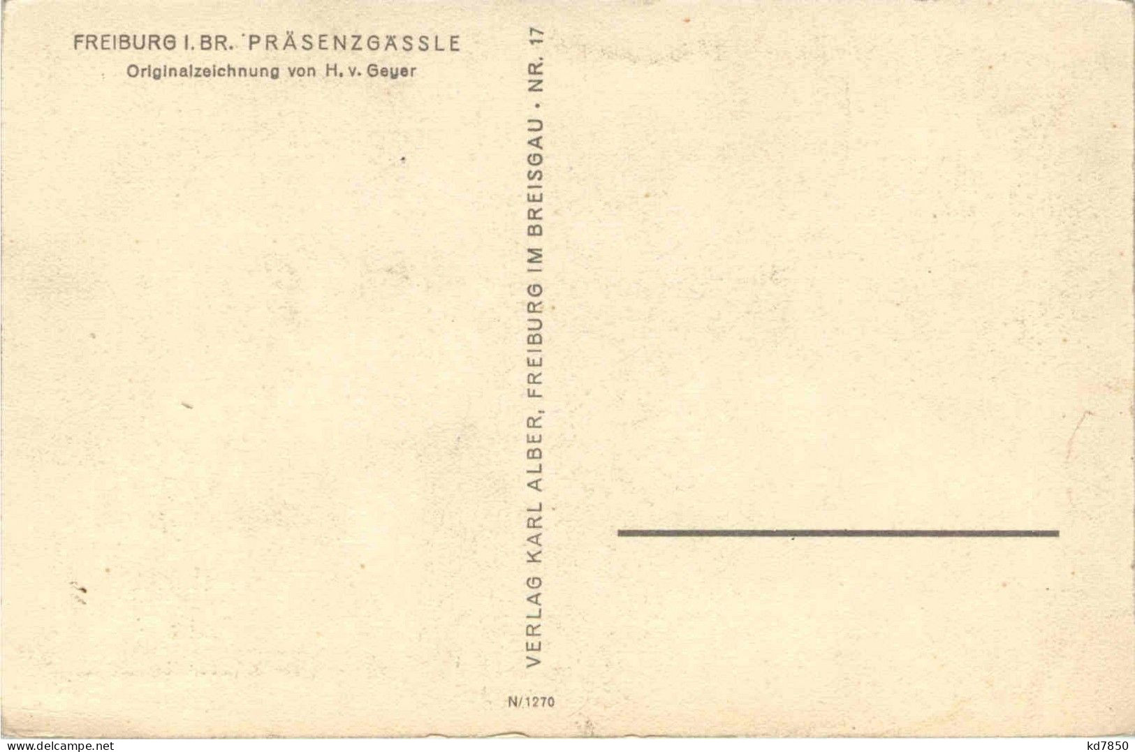 Freiburg - Präsenzgässle - Freiburg I. Br.