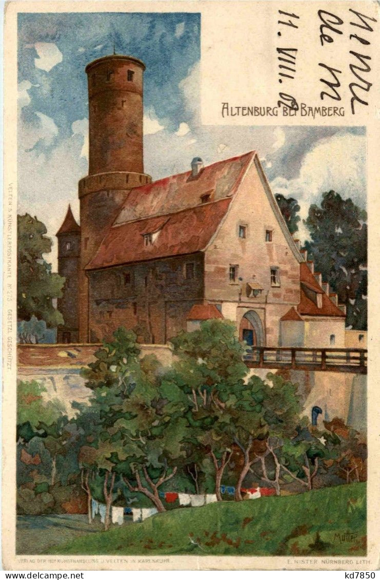 Altenburg Bei Bamberg - Litho - Bamberg