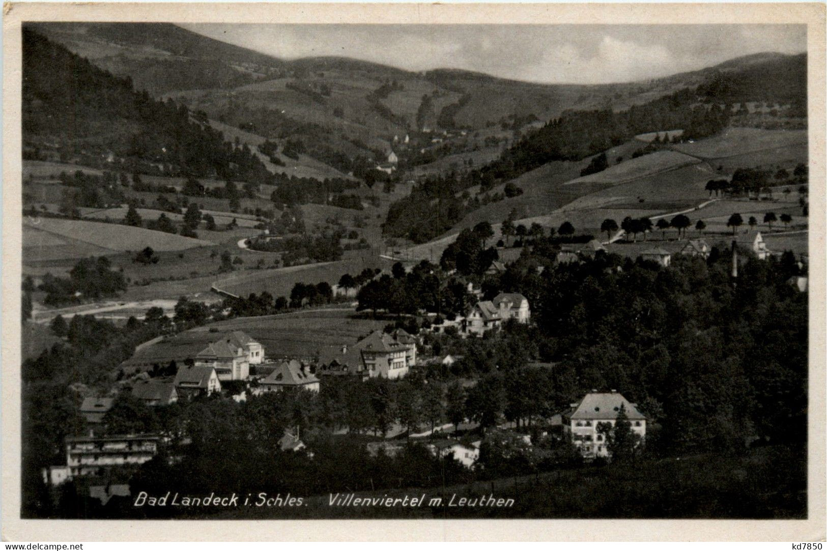 Bad Landeck - Villenviertel - Schlesien