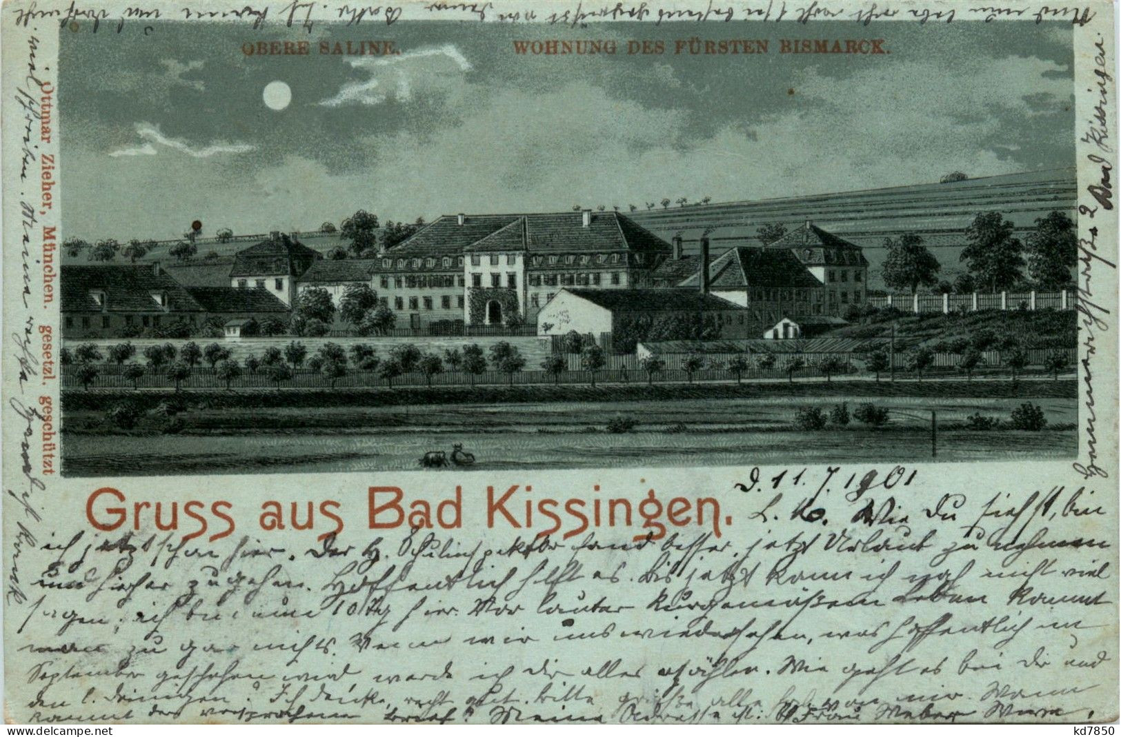 Gruss Aus Bad Kissingen - Litho - Bad Kissingen