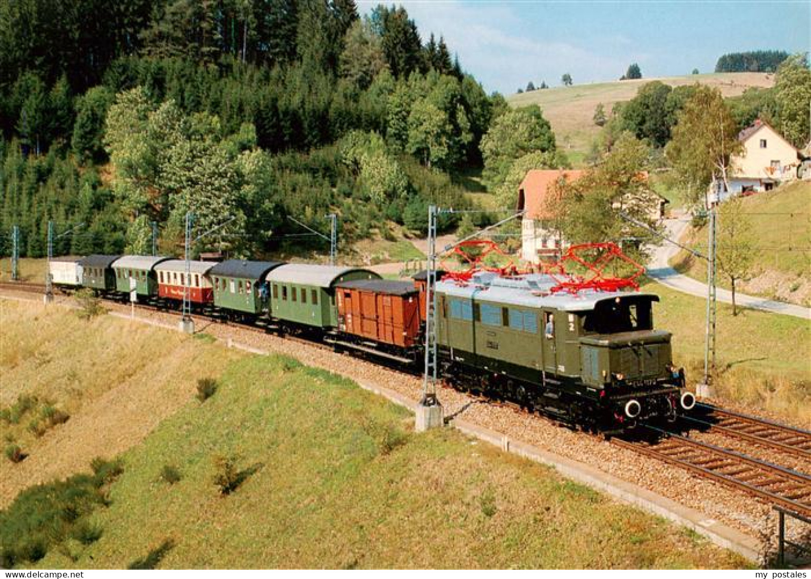 73897801 Freiburg Breisgau Elektro Personenzug Lokomotive E441170 Der Eisenbahnf - Freiburg I. Br.