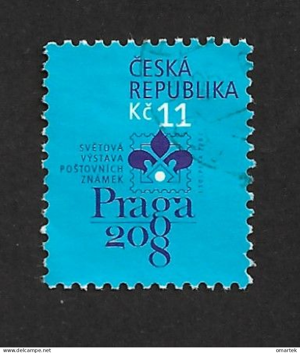 Czech Republic 2007 ⊙ Mi 511 Sc 3341 PRAGA 2008 Logo Of The World Exhibition Of Postage Stamps. Tschechische Republik C3 - Gebruikt