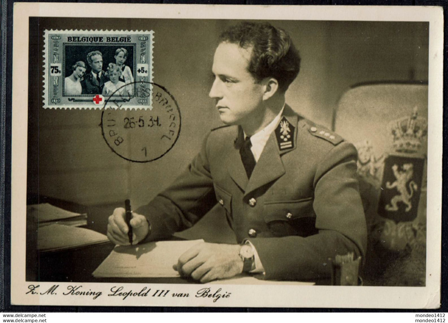 N° 499 Op Kaart - Z.M. Koning Leopold III - Storia Postale