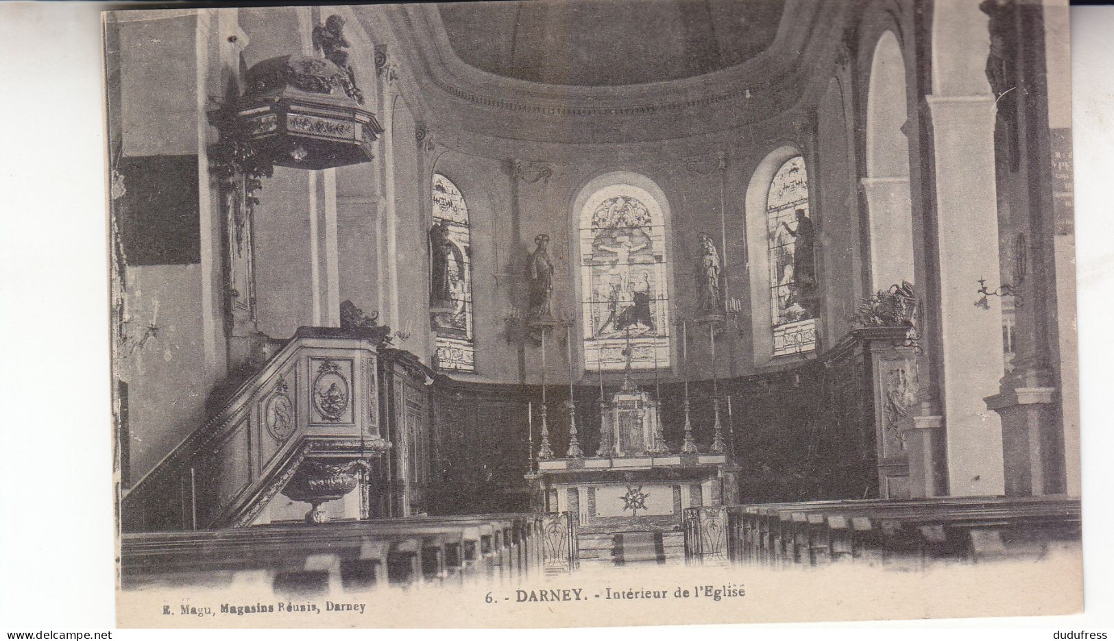 DARNEY   INTERIEUR DE L EGLISE - Darney