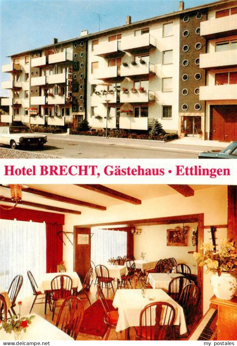 73897777 Ettlingen Hotel Brecht Gaestehaus Gastraum Ettlingen - Ettlingen