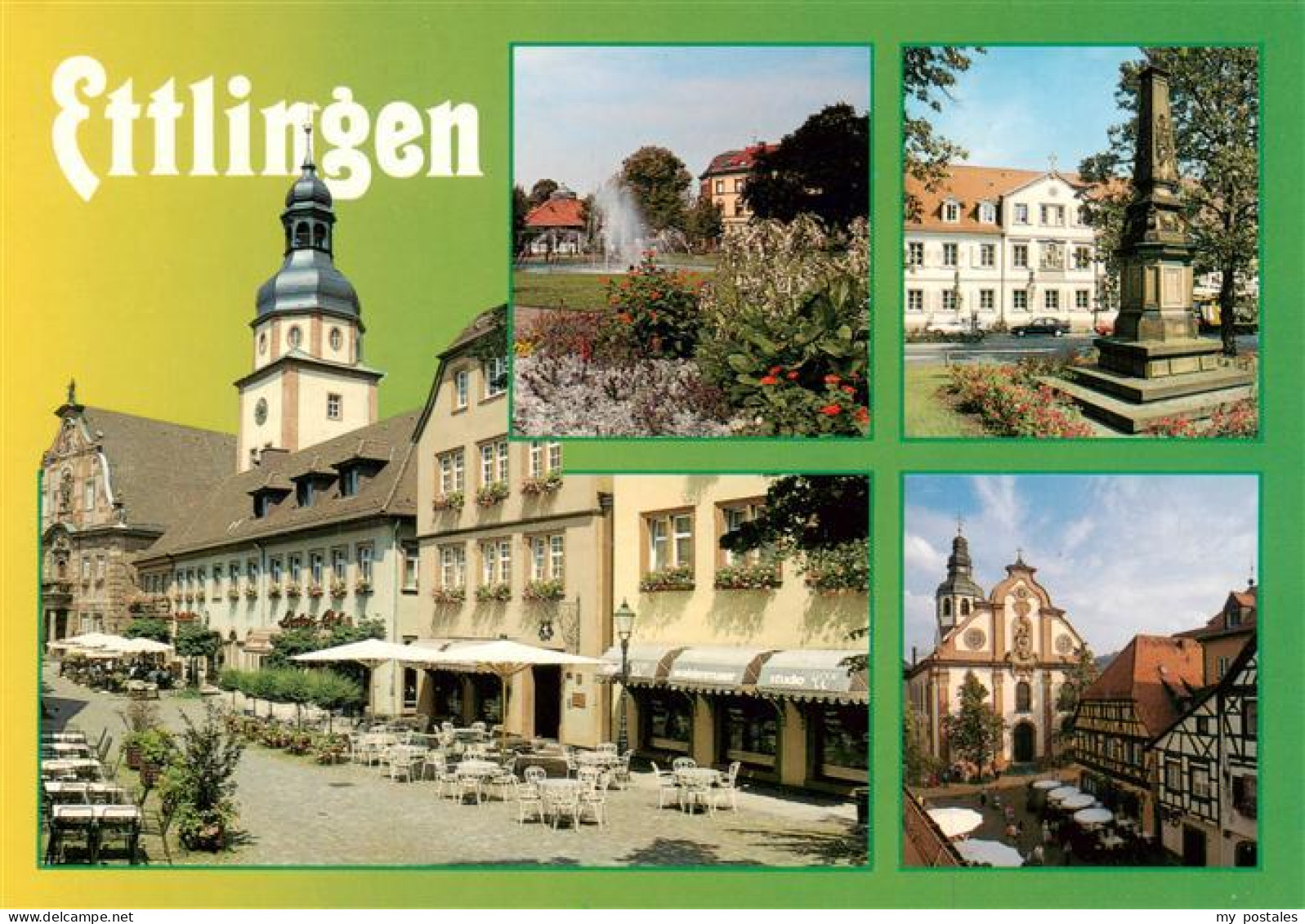 73897775 Ettlingen Markt Kirche Denkmal Schloss Ettlingen - Ettlingen