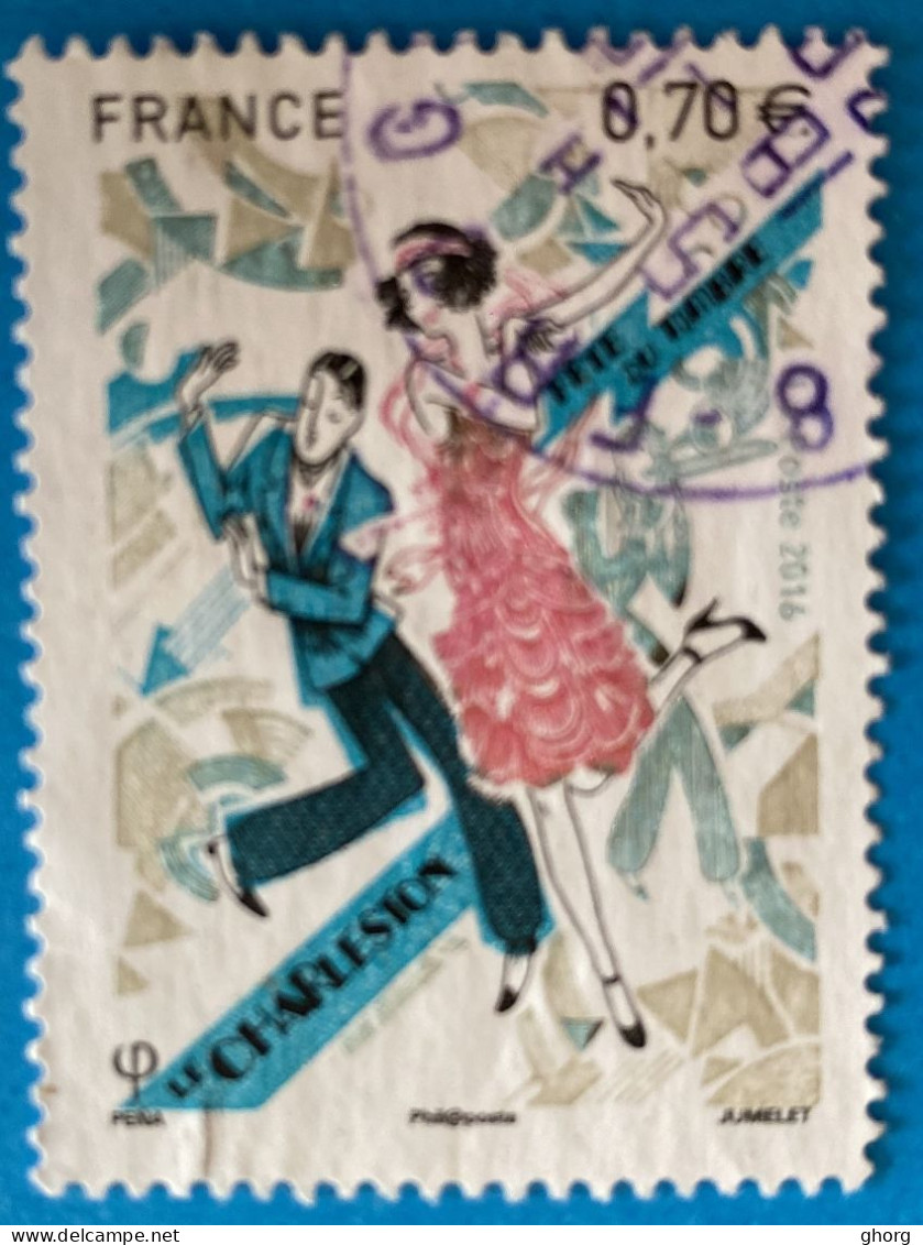 France 2016  : Fête Du Timbre, Danse Le Charleston N° 5083 Oblitéré - Used Stamps