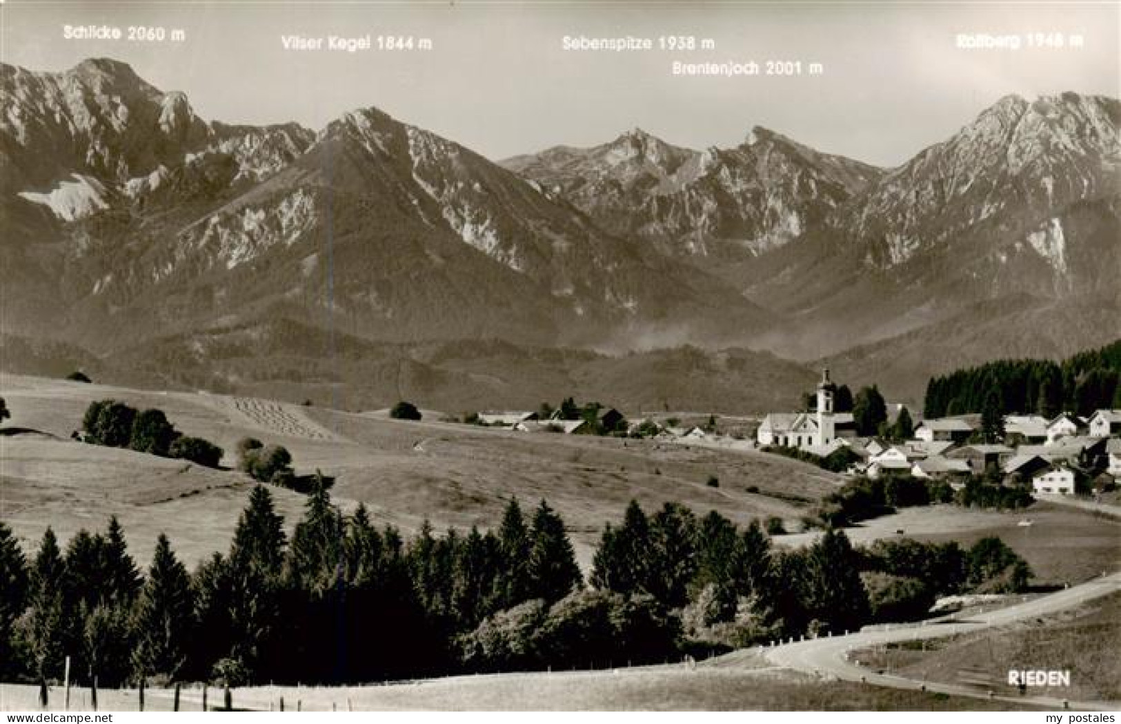 73897737 Rieden Fuessen Allgaeu Panorama  - Füssen