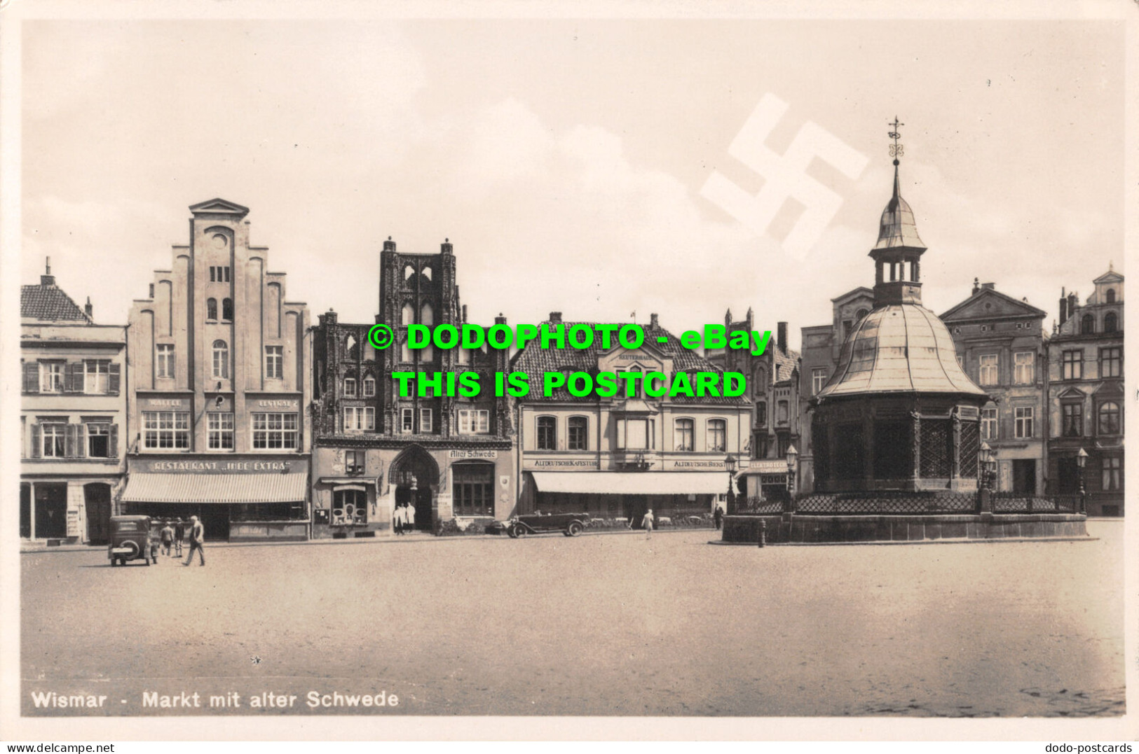 R493071 Wismar. Markt Mit Alter Schwede. Sturmbann 1 89 Wismar. Chr. Schoning. N - World