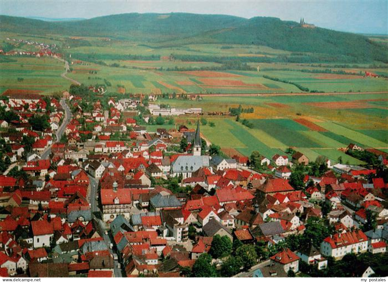 73897690 Staffelstein Fliegeraufnahme Mit Schloss Banz  Staffelstein - Staffelstein