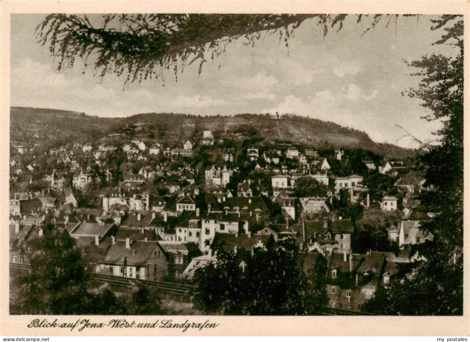 73897678 Jena  Thueringen Stadtblick Mit Landgrafen  - Jena