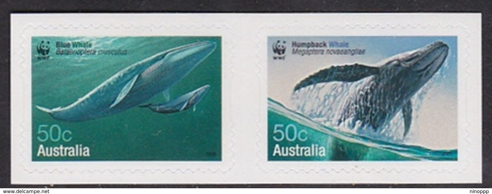 Australia ASC 2376a-2377a 2006 Whales Down Under Self-Adhesive Set MNH - Ungebraucht