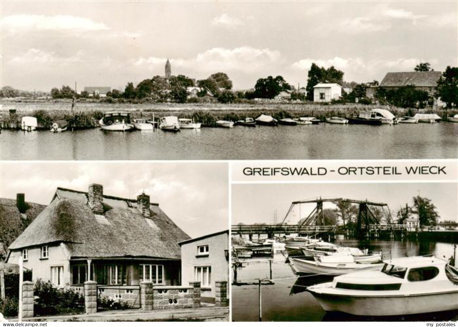 73897670 Wieck Greifswald Panorama Inselhaus Bootsliegeplatz Wieck Greifswald - Greifswald