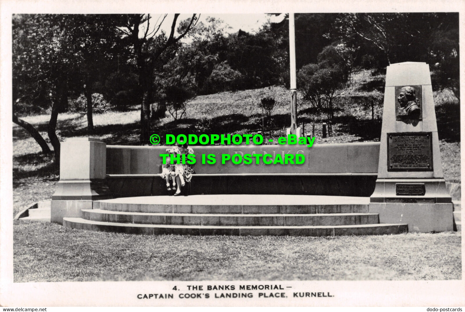 R492311 Kurnell. The Banks Memorial. Captain Cook Landing Place - World