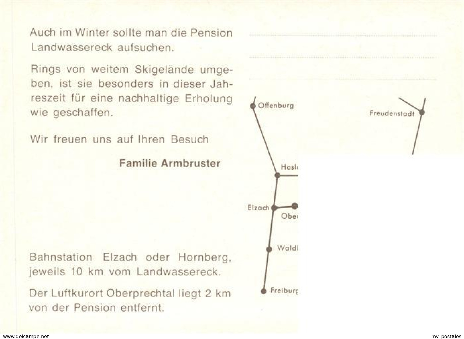 73897624 Oberprechtal Pension Landwassereck Gastraeume Panorama Oberprechtal - Elzach