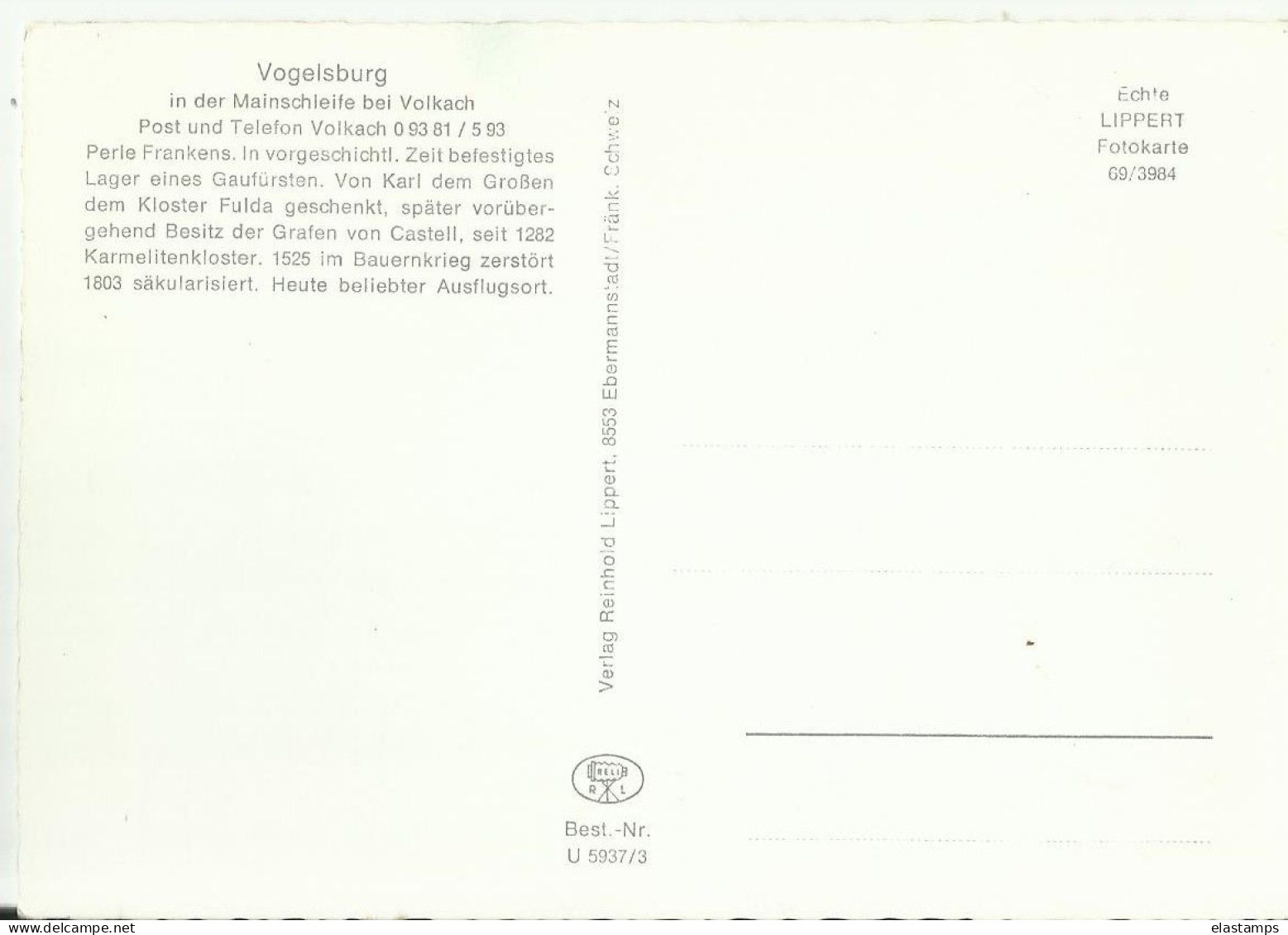 AK DE VOGELSBURG - Baden-Baden