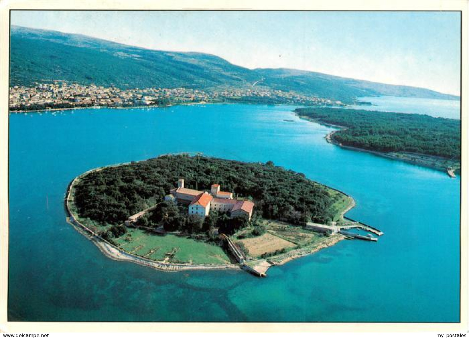 73897575 Kosljun Otok Croatia Franjevacki Samostan Fliegeraufnahme  - Croatia