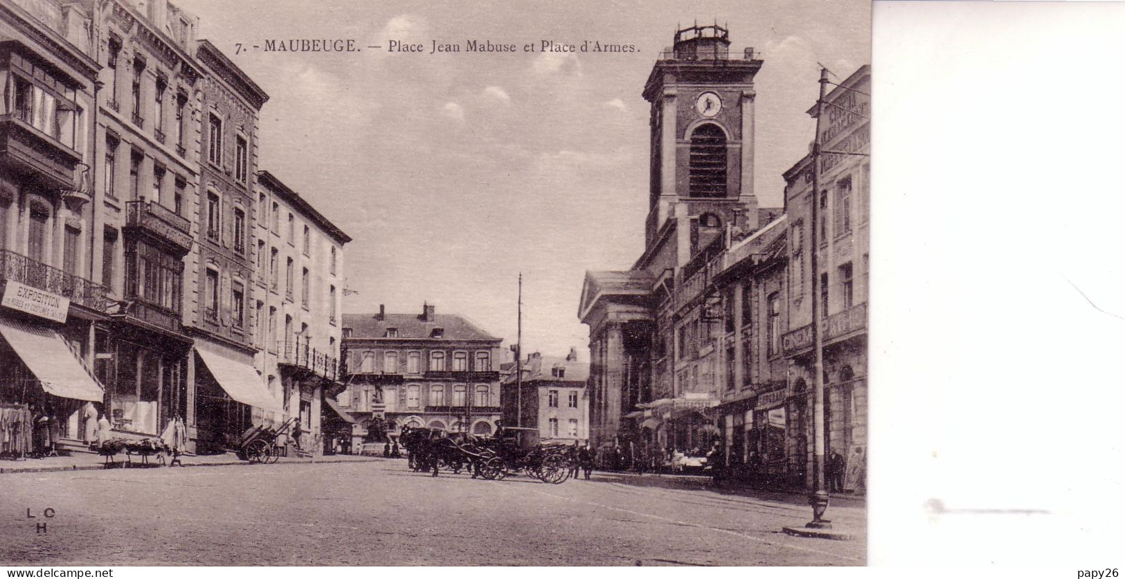 Cpa Maubeuge  Place Jean Mabuse - Maubeuge