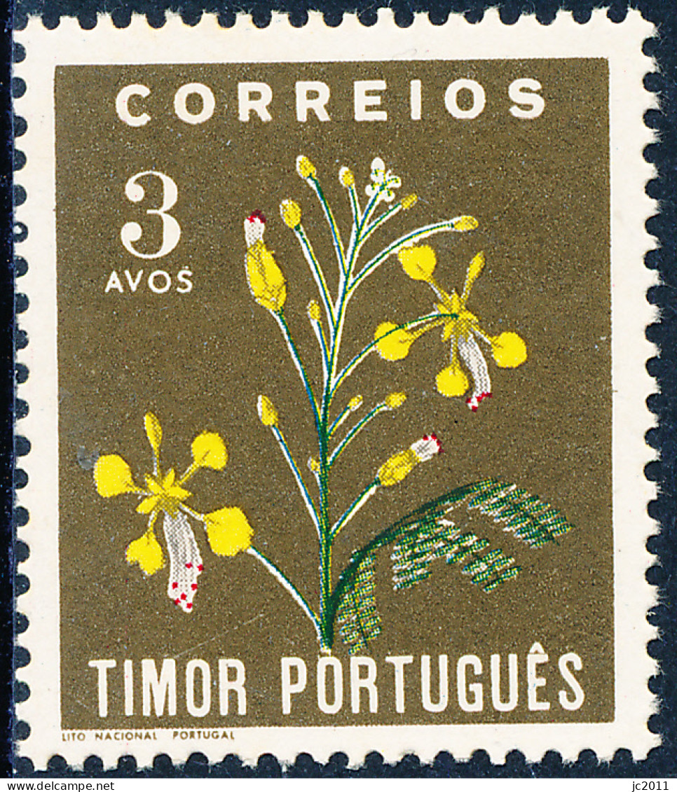 Timor - 1950 - Flowers / Caesalpinia Pulcherrima - MNH - Timor