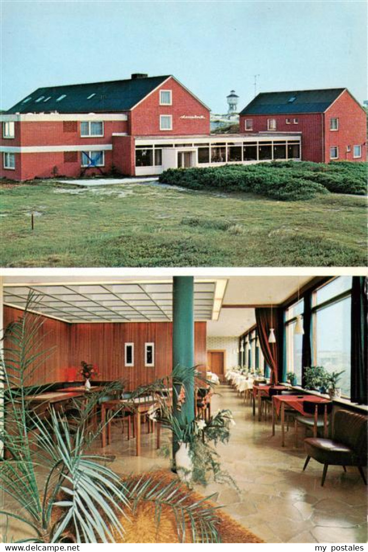 73897534 Langeoog Nordseebad Hotel Pension Strandeck Gastraum Langeoog Nordseeba - Langeoog