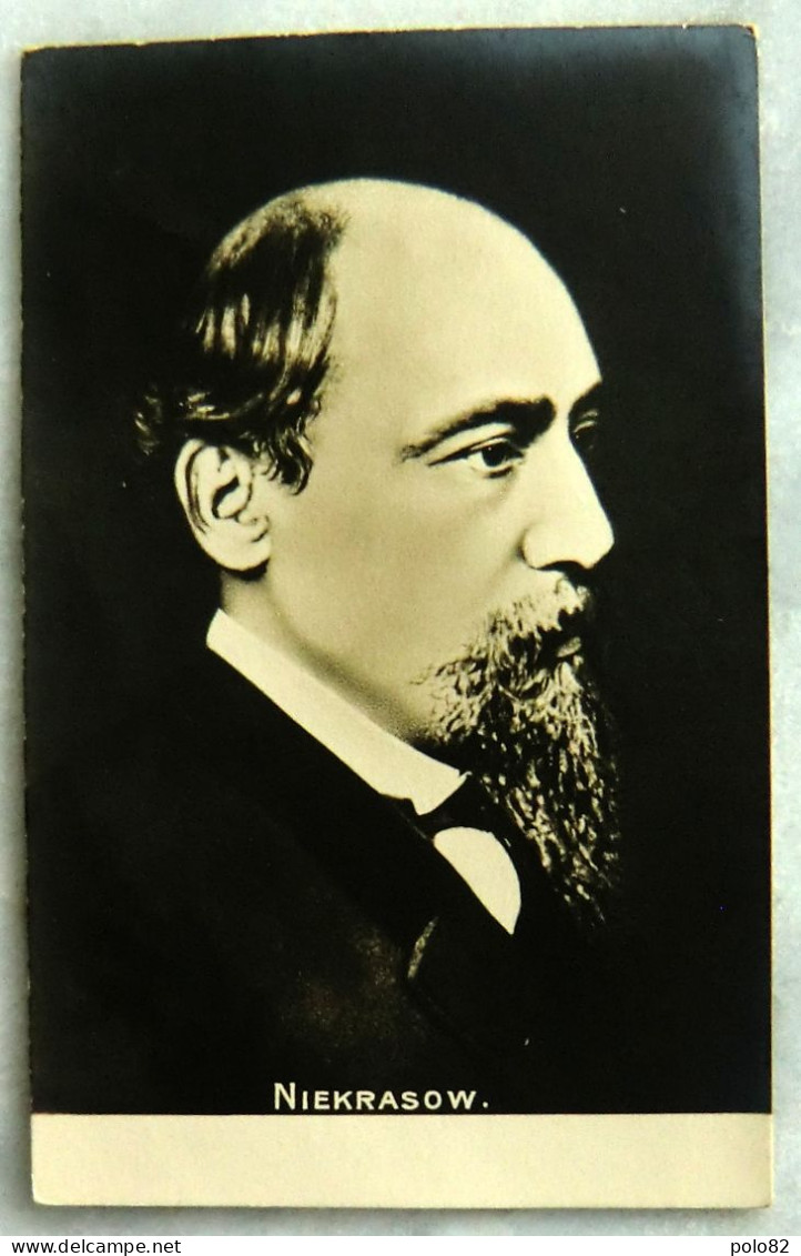 Alte Ansichtskarte Portrait Nekrassow Vor 1917 - Schriftsteller