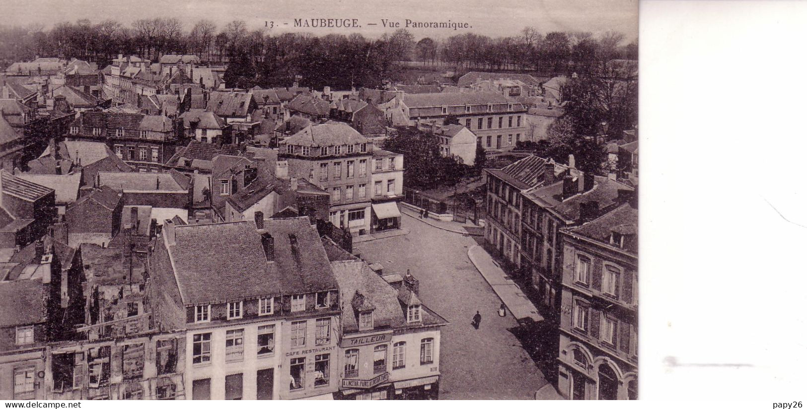 Cpa Maubeuge  Vue Panoramique - Maubeuge