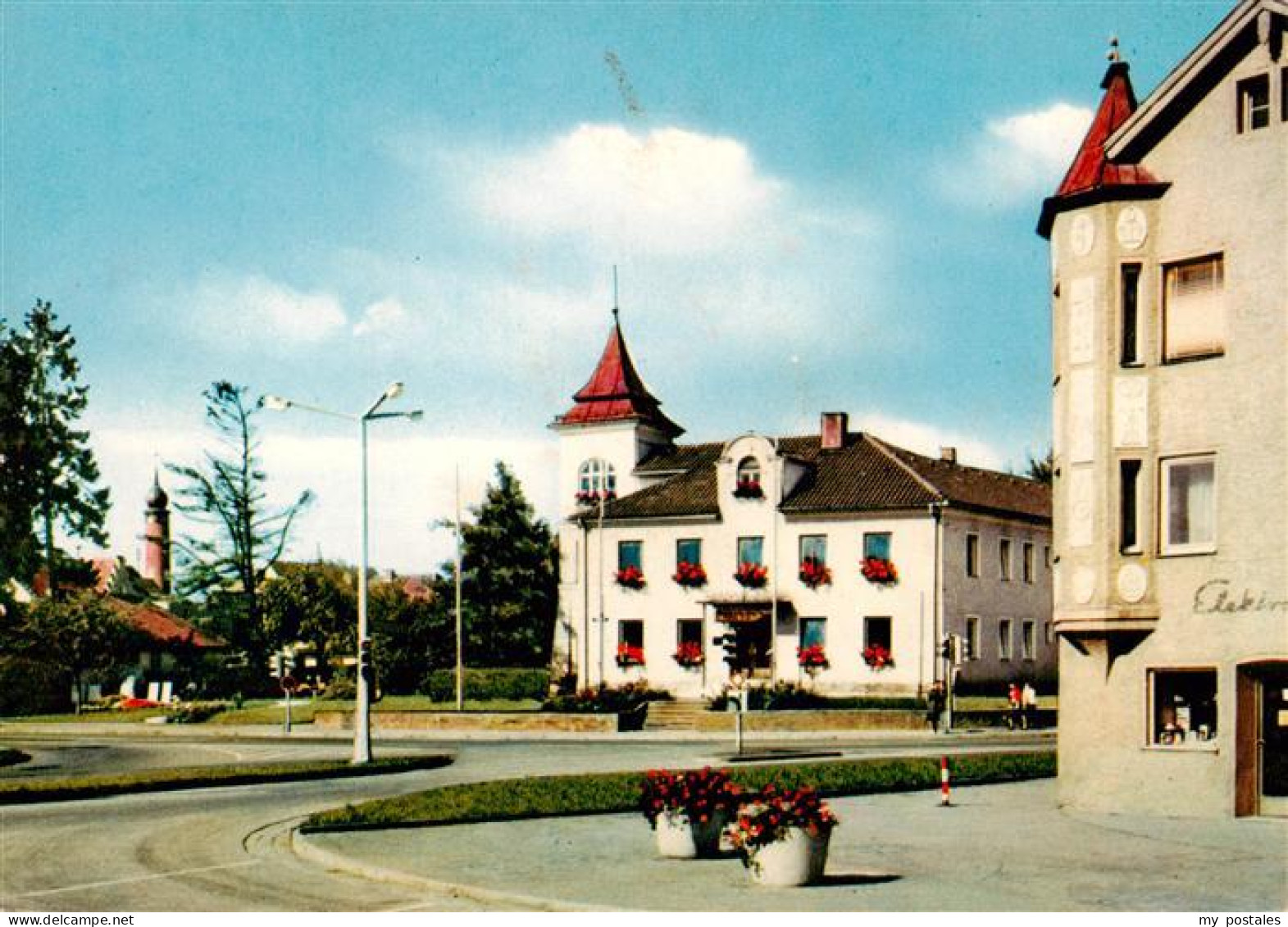 73897481 Freilassing Rathausplatz Mit Rathaus Freilassing - Freilassing