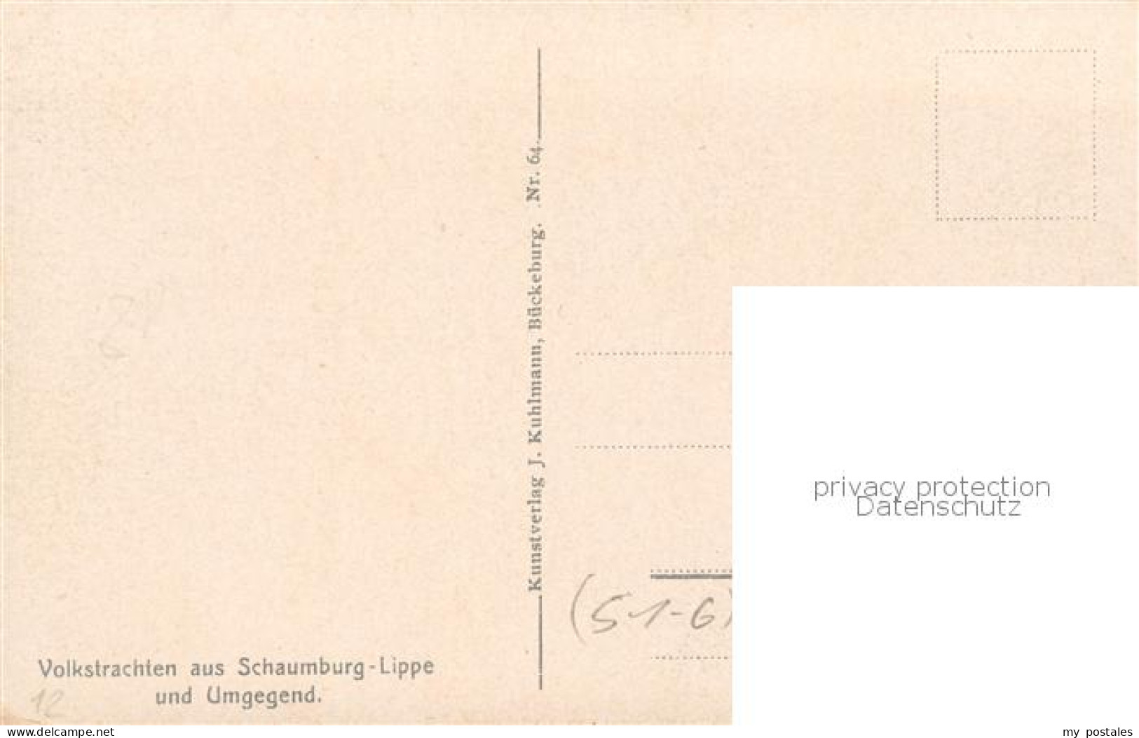 73897215 Schaumburg-Lippe Volkstrachten Und Umgegend Bueckenburg Litho  - Rinteln