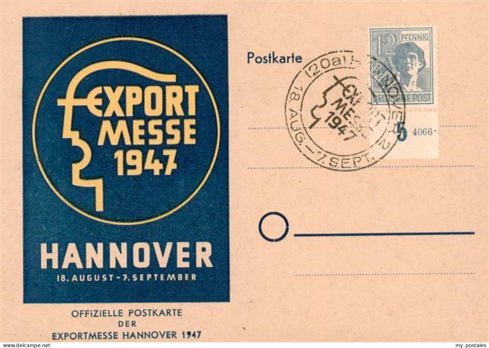 73897182 Hannover Export Messe Hannover 1947 Hannover - Hannover