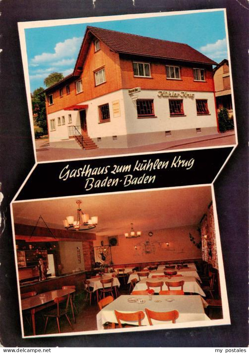 73897170 Baden-Baden Gasthaus Zum Kuehlen Krug Gastraum Baden-Baden - Baden-Baden