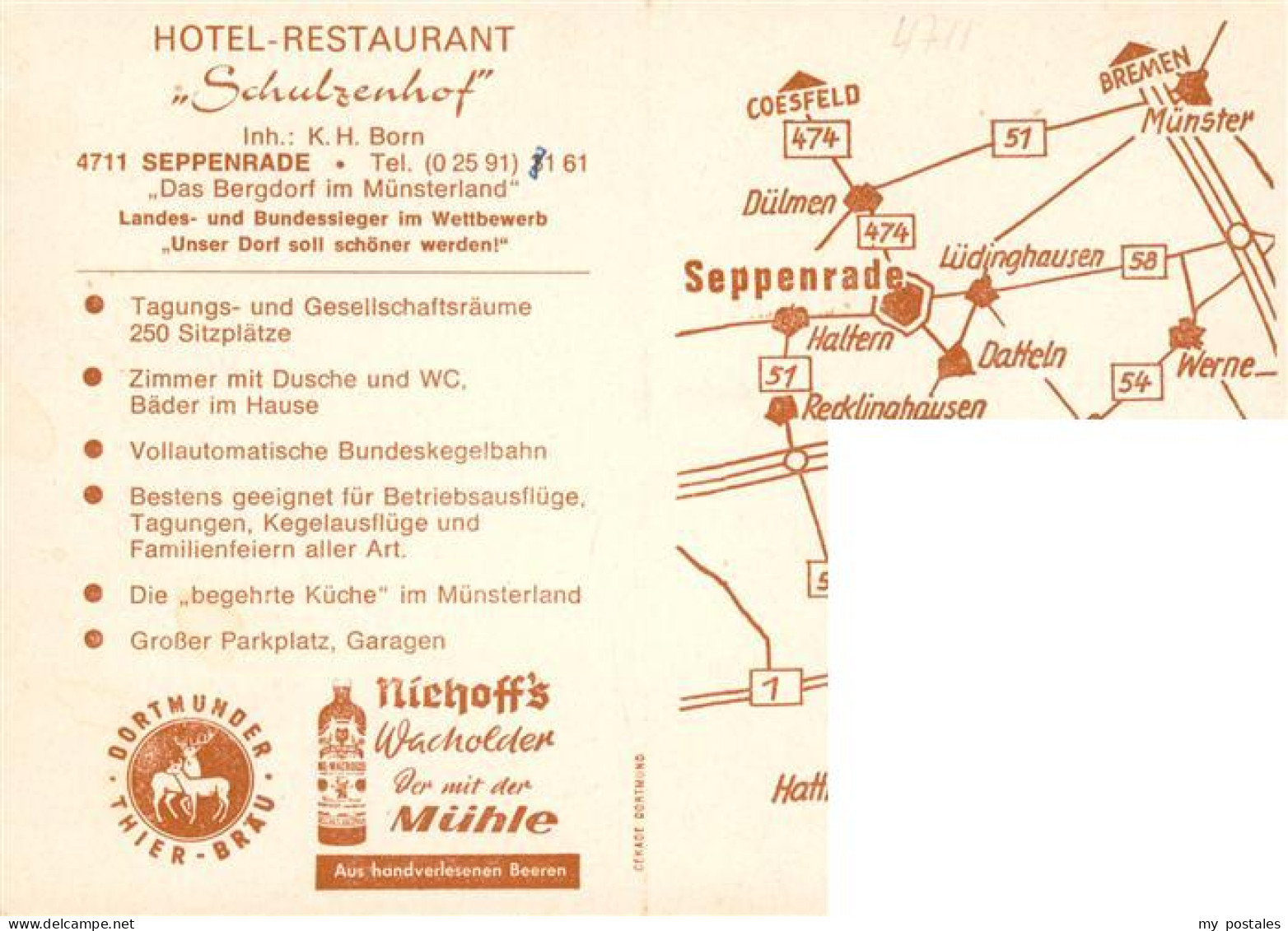 73897106 Seppenrade Hotel Restaurant Schulzenhof Gastraeume Seppenrade - Lüdinghausen