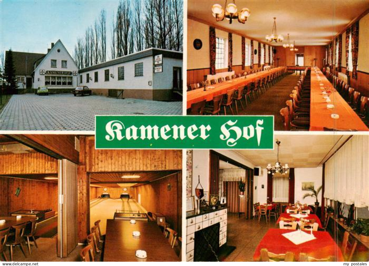 73897092 Kamen Westfalen Restaurant Kamener Hof Gastraeume Kegelbahn Saal Mit Bu - Kamen