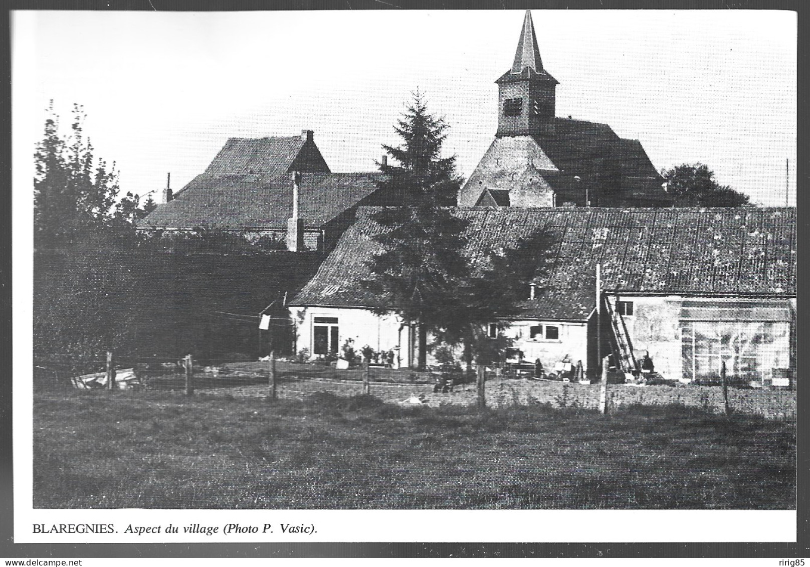 1980  --  BELGIQUE . BLAREGNIES . ASPECT DU VILLAGE . 4A981 - Ohne Zuordnung