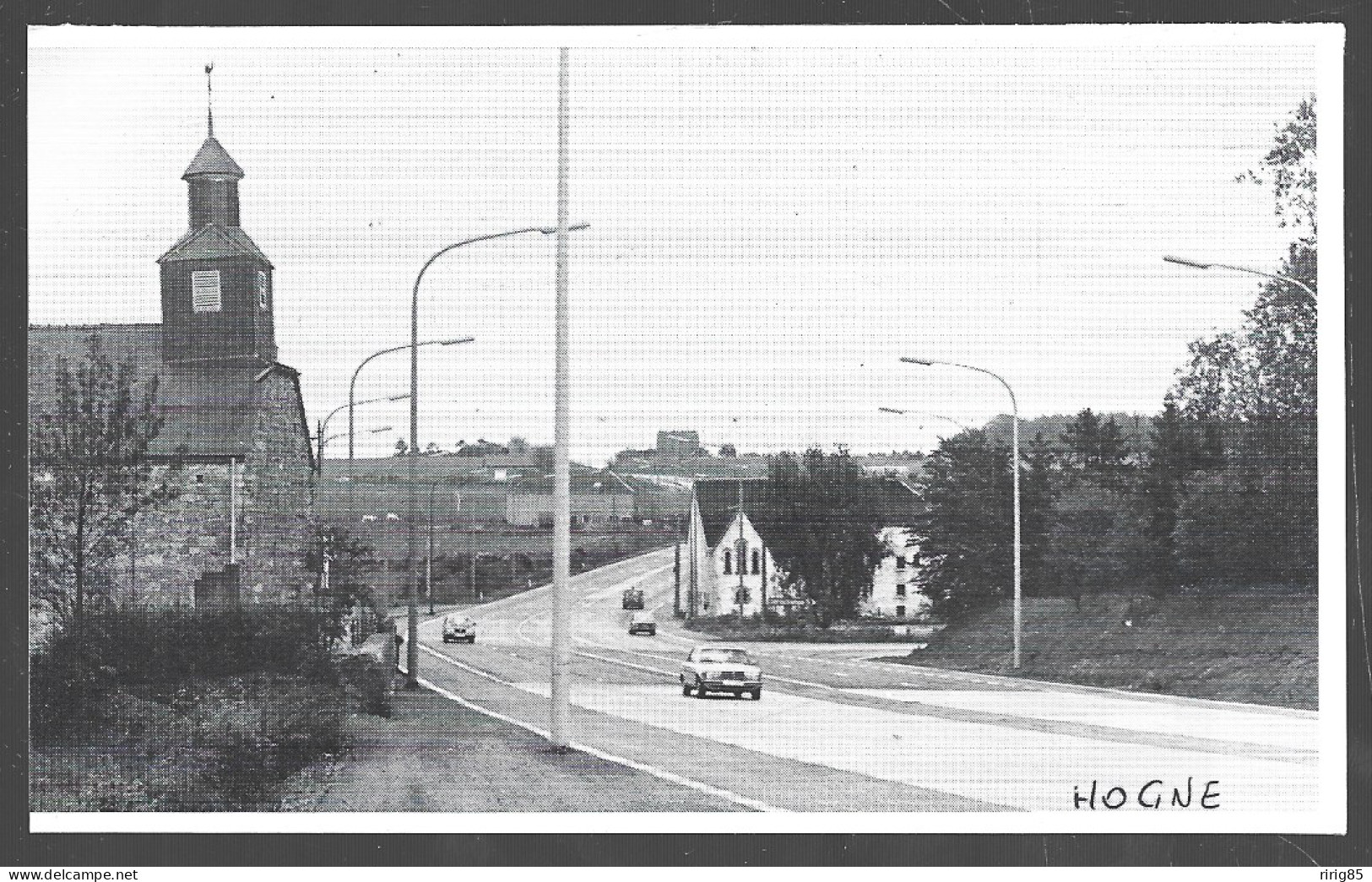 1980  --  BELGIQUE . HOGNE . ASPECT DU VILLAGE . 4A982 - Non Classés