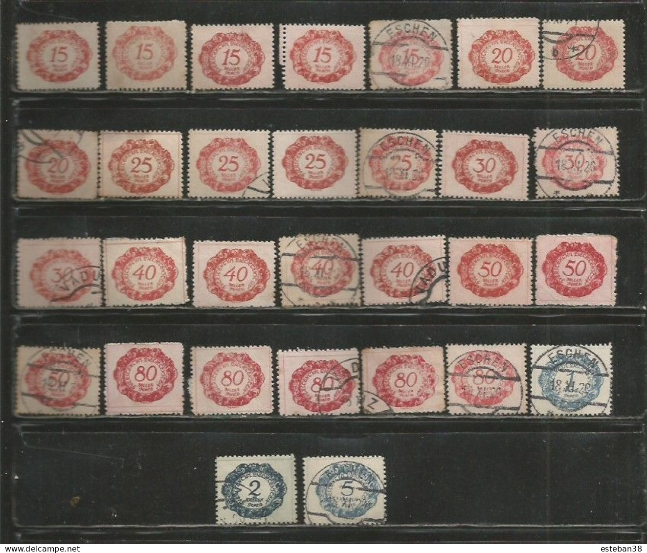 Lienchenstein Timbres Diverses - Sammlungen