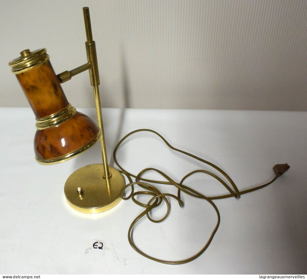 E2 Ancienne Lampe De Bureau - Administration - France - Vintage - Lighting & Lampshades