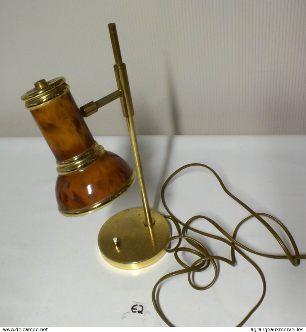 E2 Ancienne Lampe De Bureau - Administration - France - Vintage - Lámparas Y Arañas