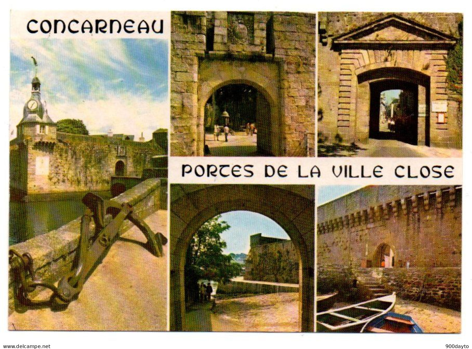 CONCARNEAU. La Porte De La Rue Vauban, La Porte Du Passage Et La Porte Du Vin. - Concarneau