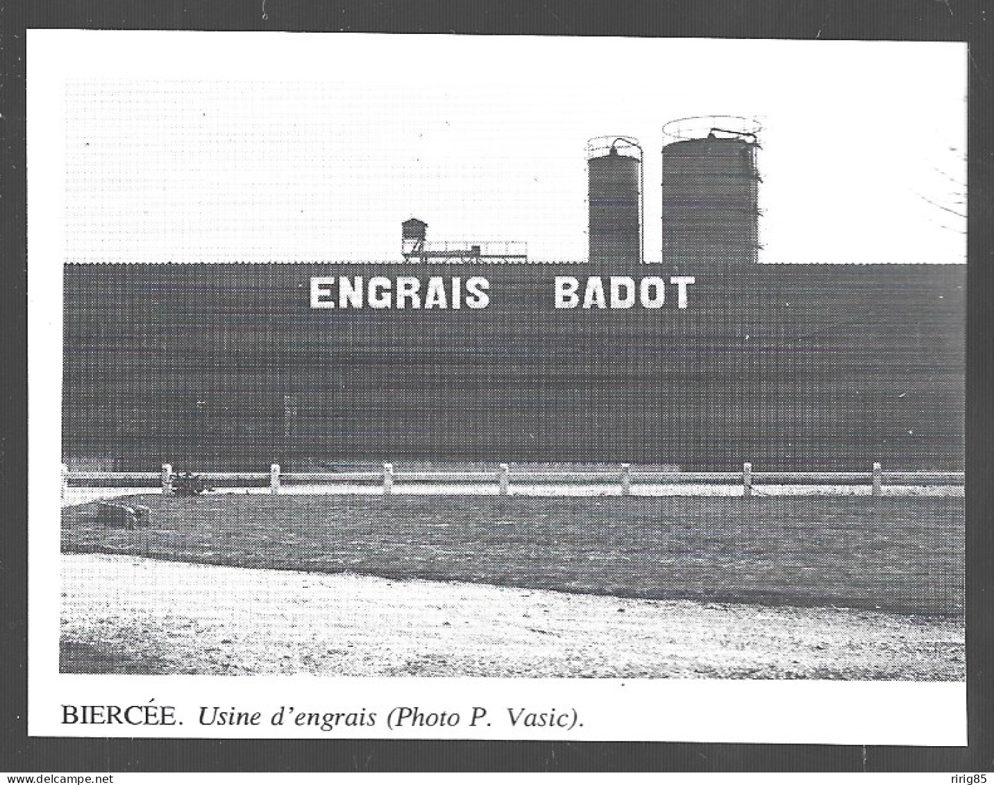 1980  --  BELGIQUE . BIERCEE . USINE D ENGRAIS BADOT . 4A985 - Unclassified