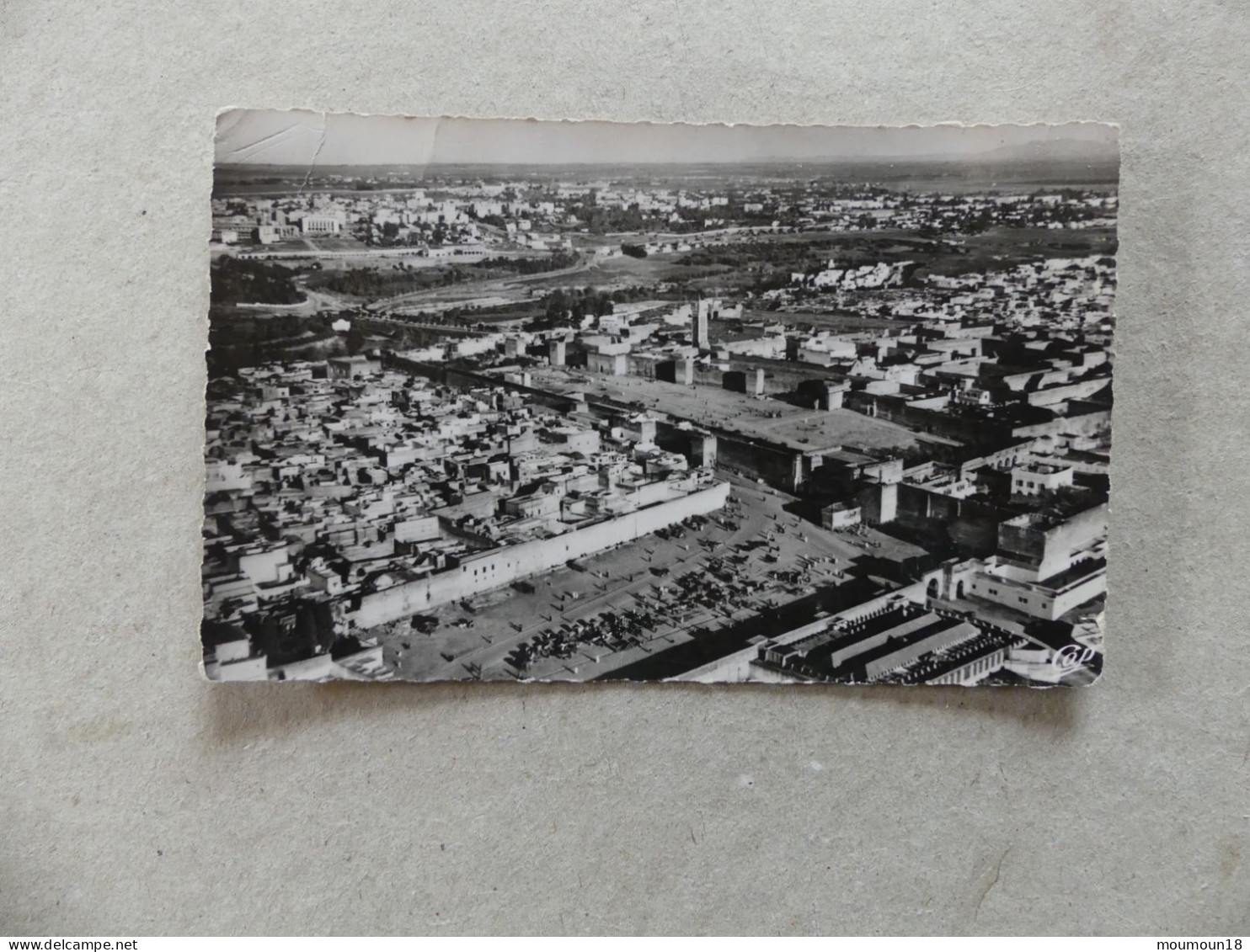 Meknes Médina Place El Edine Vue Aérienne Durand Labophoto - Meknes