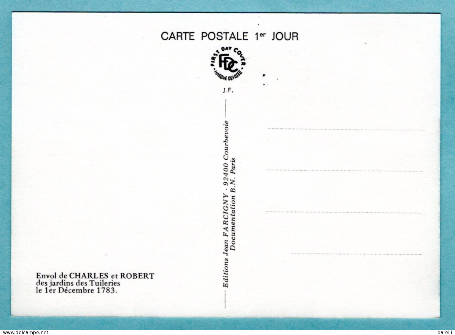 Carte Maximum 1983 - Bicentenaire De L'air Et De L'espace - Pilâtre De Rozier - YT 2262 - Le Bourget - 1980-1989