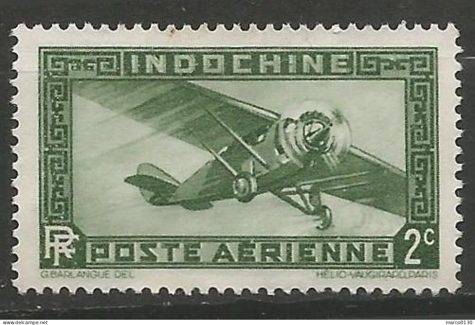 INDOCHINE / POSTE AERIENNE N° 2 NEUF Sans Gomme - Airmail