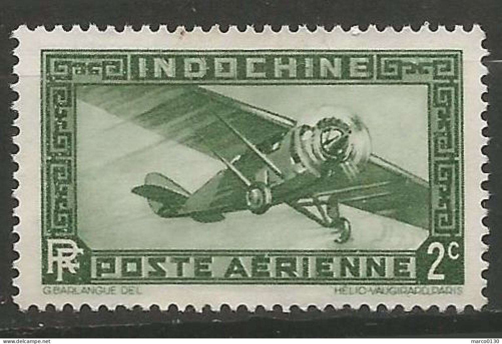 INDOCHINE / POSTE AERIENNE N° 2 NEUF Sans Gomme - Poste Aérienne