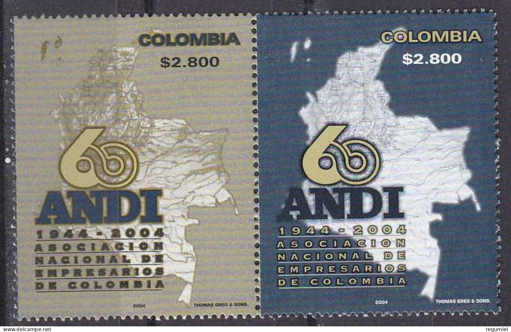 Colombia 1289/1290 ** MNH. 2004 - Kolumbien