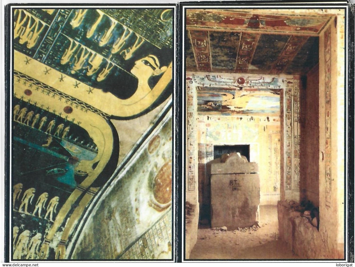 LIBRO - FLEXO CON 18 VISTAS DEL VALLE DE LOS REYES / VALLEY OF THE KINGS.- ( EGIPTO ) - Louxor