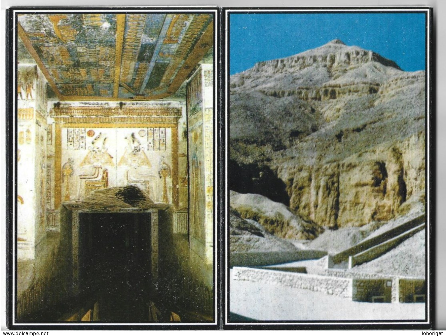 LIBRO - FLEXO CON 18 VISTAS DEL VALLE DE LOS REYES / VALLEY OF THE KINGS.- ( EGIPTO )