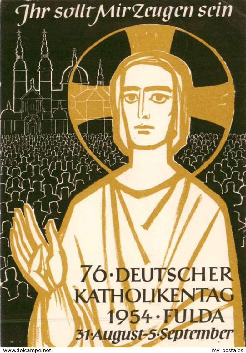 73896780 Fulda 76. Deutscher Katholikentag Plakat Fulda - Fulda