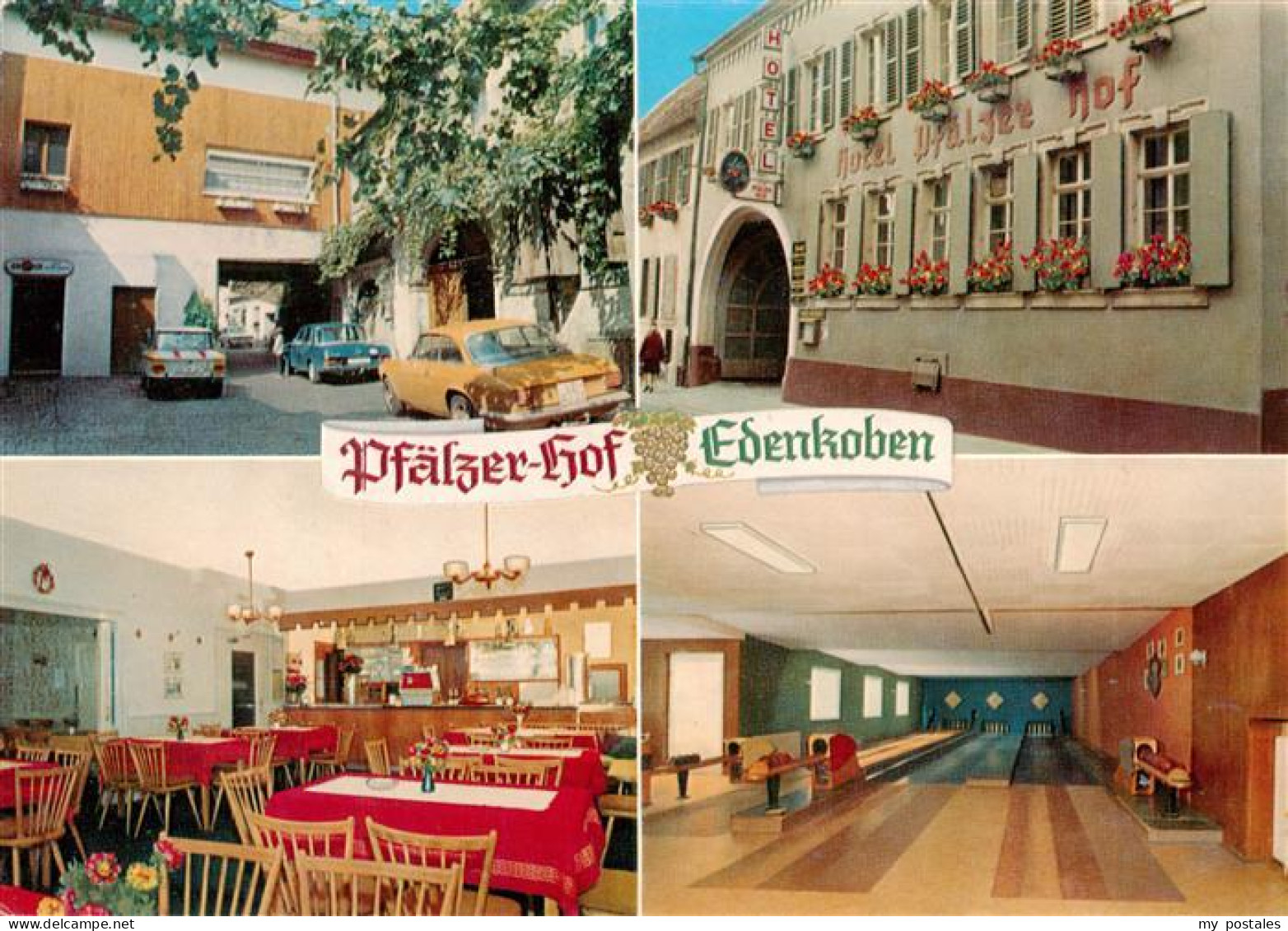 73896704 Edenkoben Hotel Restaurant Pfaelzer Hof Gastraum Kegelbahn Edenkoben - Edenkoben